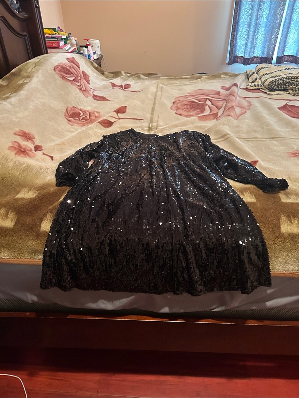 LC Lauren Conrad Black Sequin Party Dress for Girls